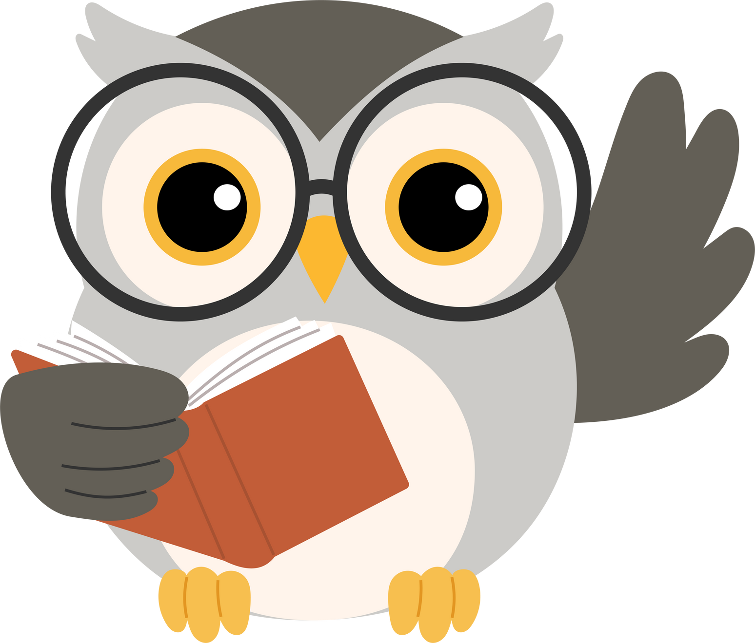 teacher owl cartoon